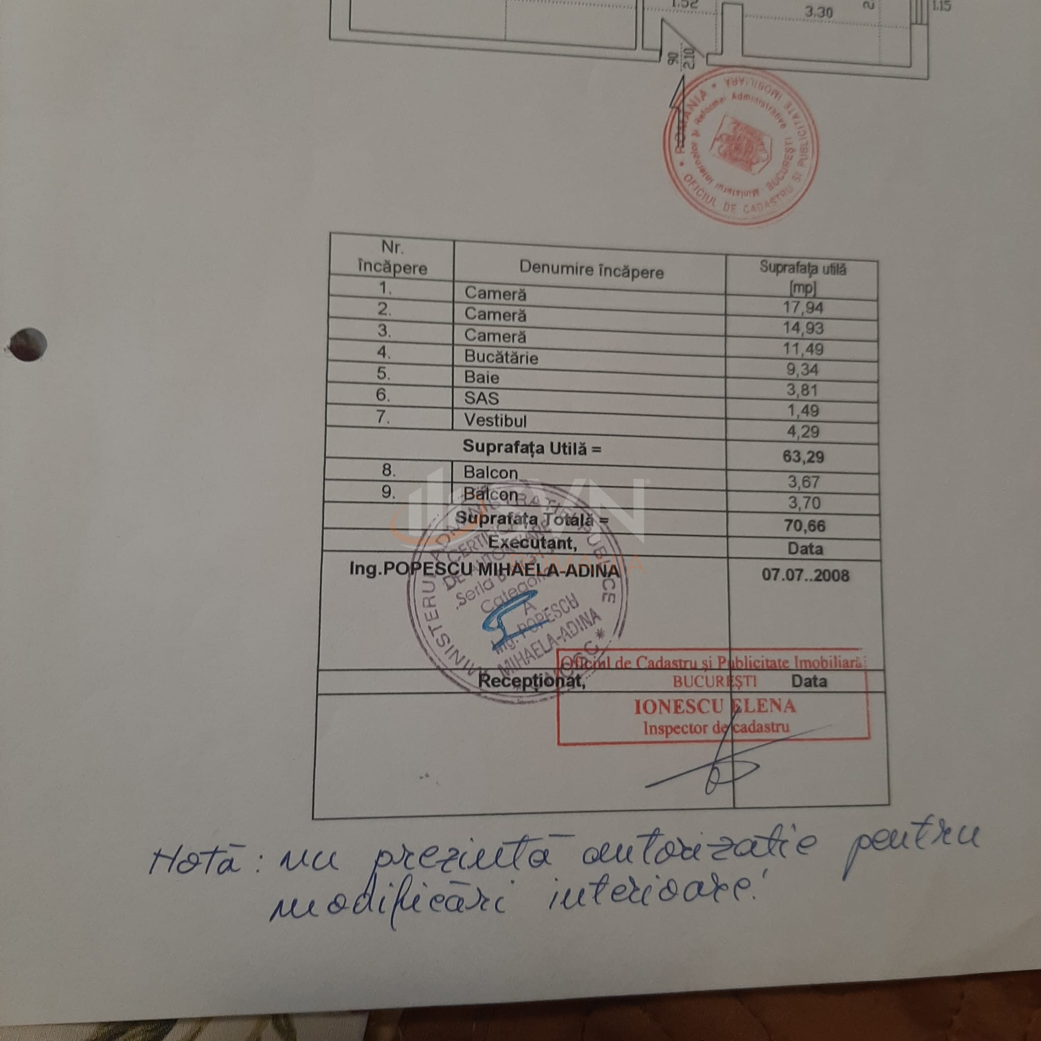 3 camere cu loc parcare exterior inclus Bucuresti/Aparatorii Patriei