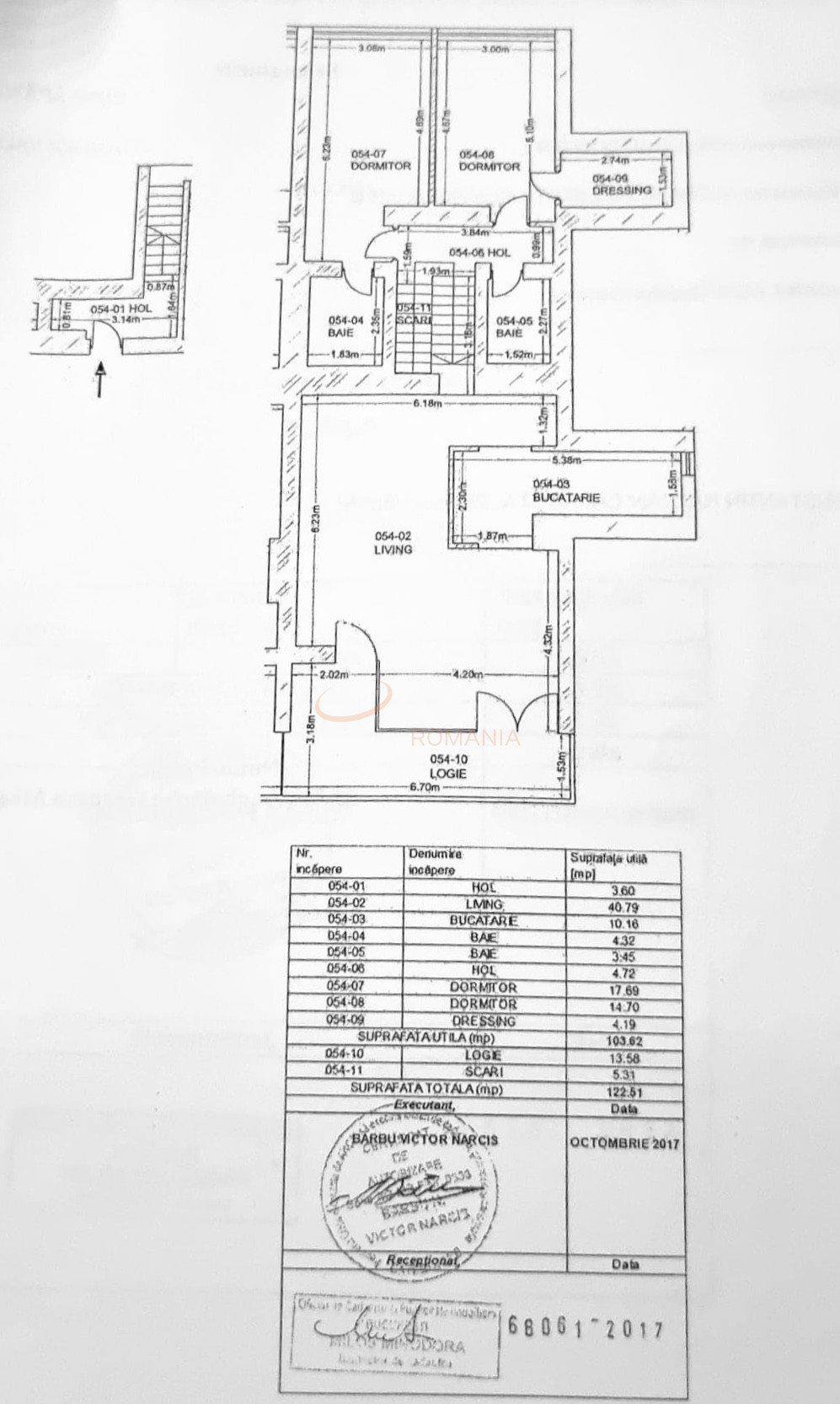 3 camere cu loc parcare exterior inclus Bucuresti/Colentina
