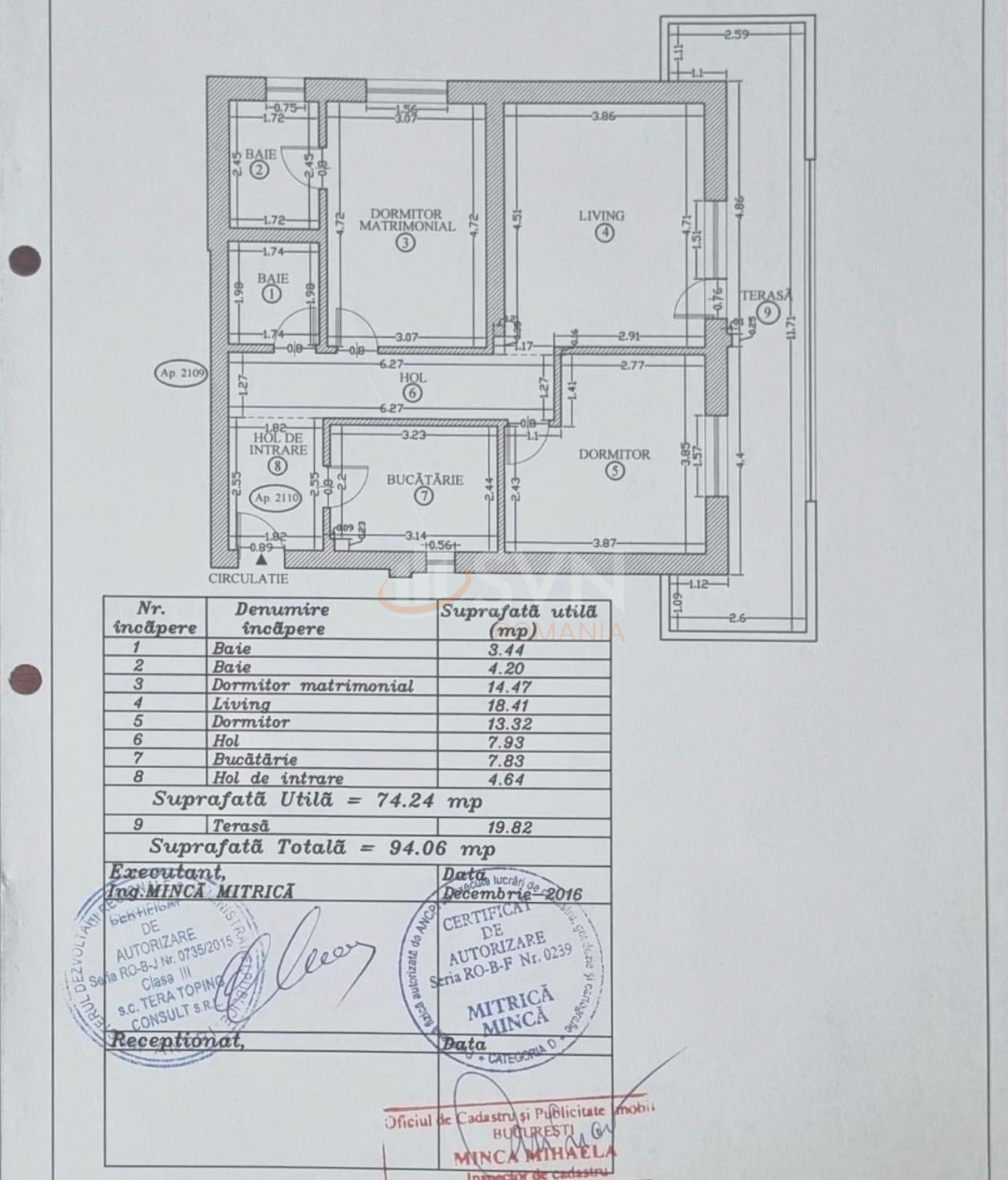 3 camere cu loc parcare exterior inclus Bucuresti/Grozavesti