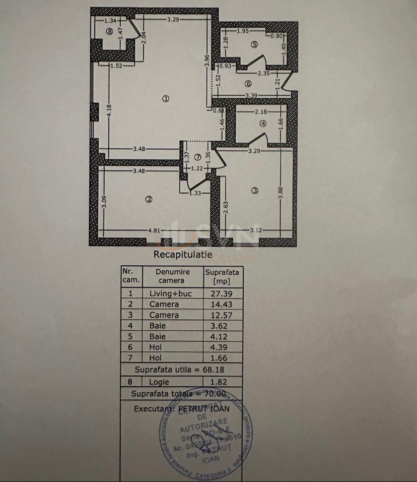 3 camere cu loc parcare exterior inclus Bucuresti/Sisesti