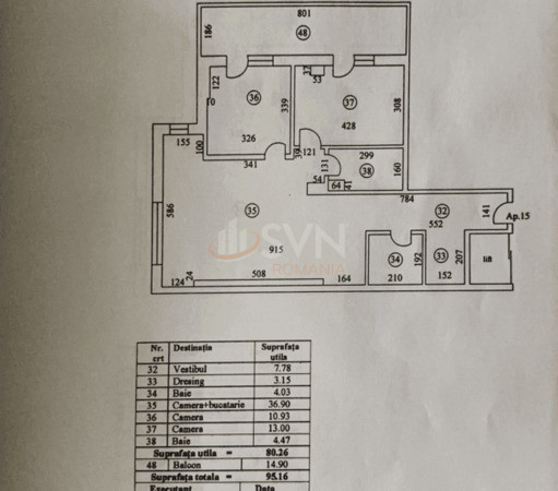 3 camere cu loc parcare exterior inclus Bucuresti/Herastrau