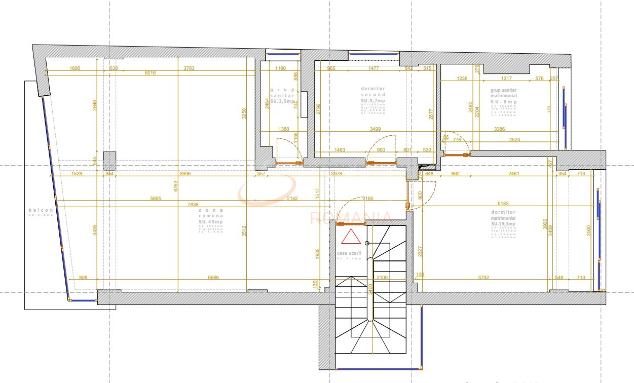 3 camere cu loc parcare exterior inclus Bucuresti/Baneasa