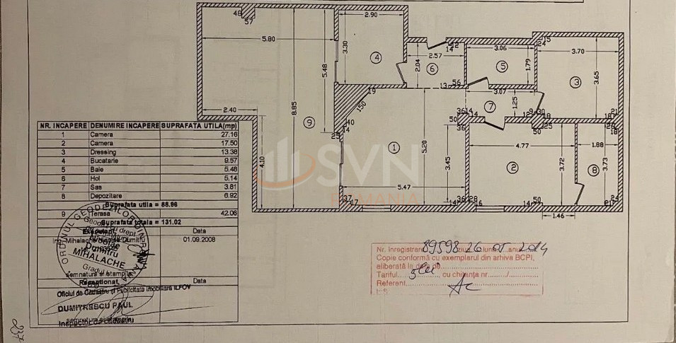 3 camere cu loc parcare exterior inclus Bucuresti/Pipera