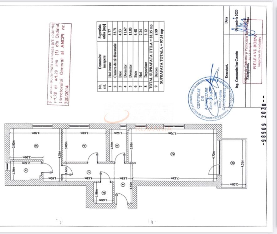 3 camere cu loc parcare subteran inclus Bucuresti/Herastrau