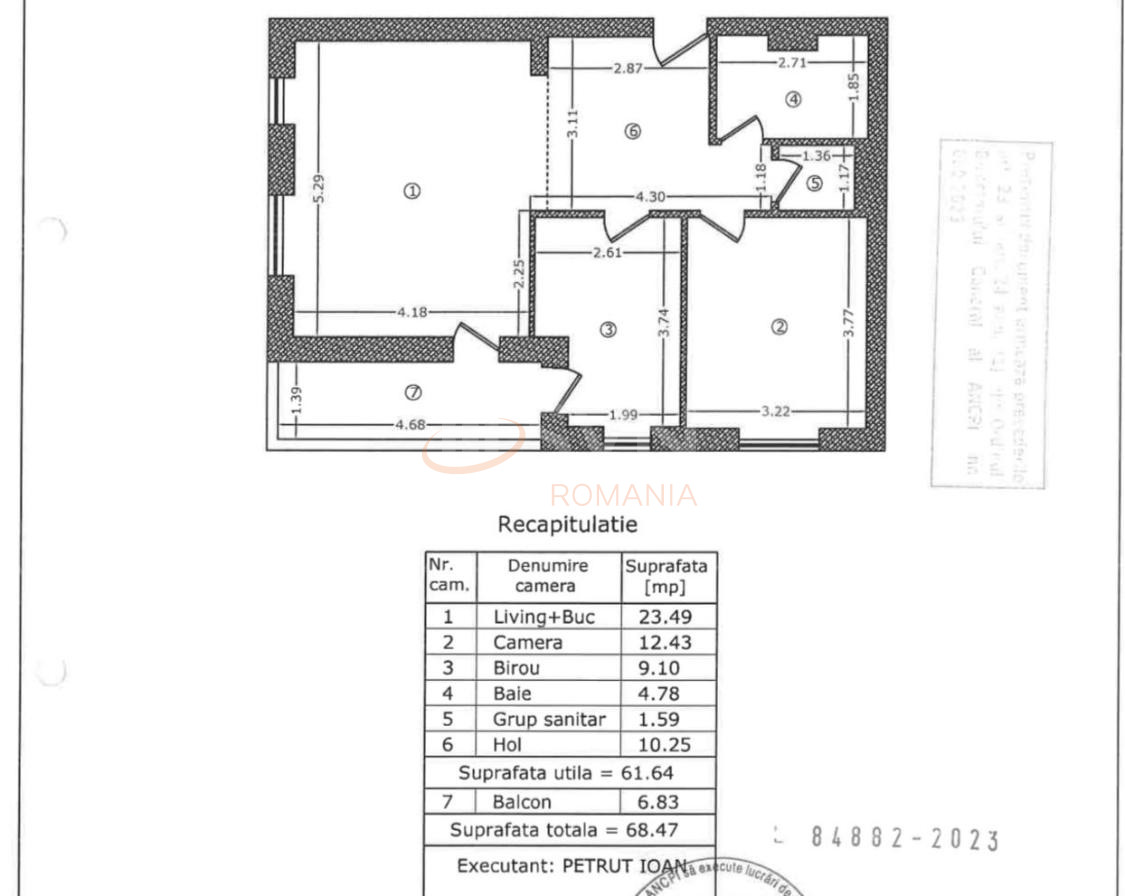 3 camere cu loc parcare subteran inclus Bucuresti/Crangasi