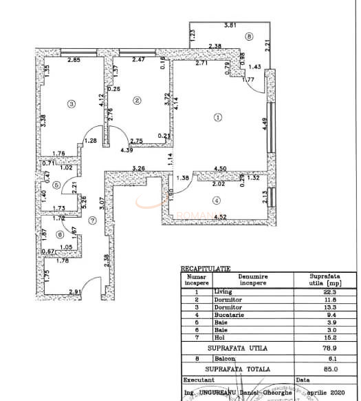 3 camere cu loc parcare subteran inclus Bucuresti/Lacul Morii