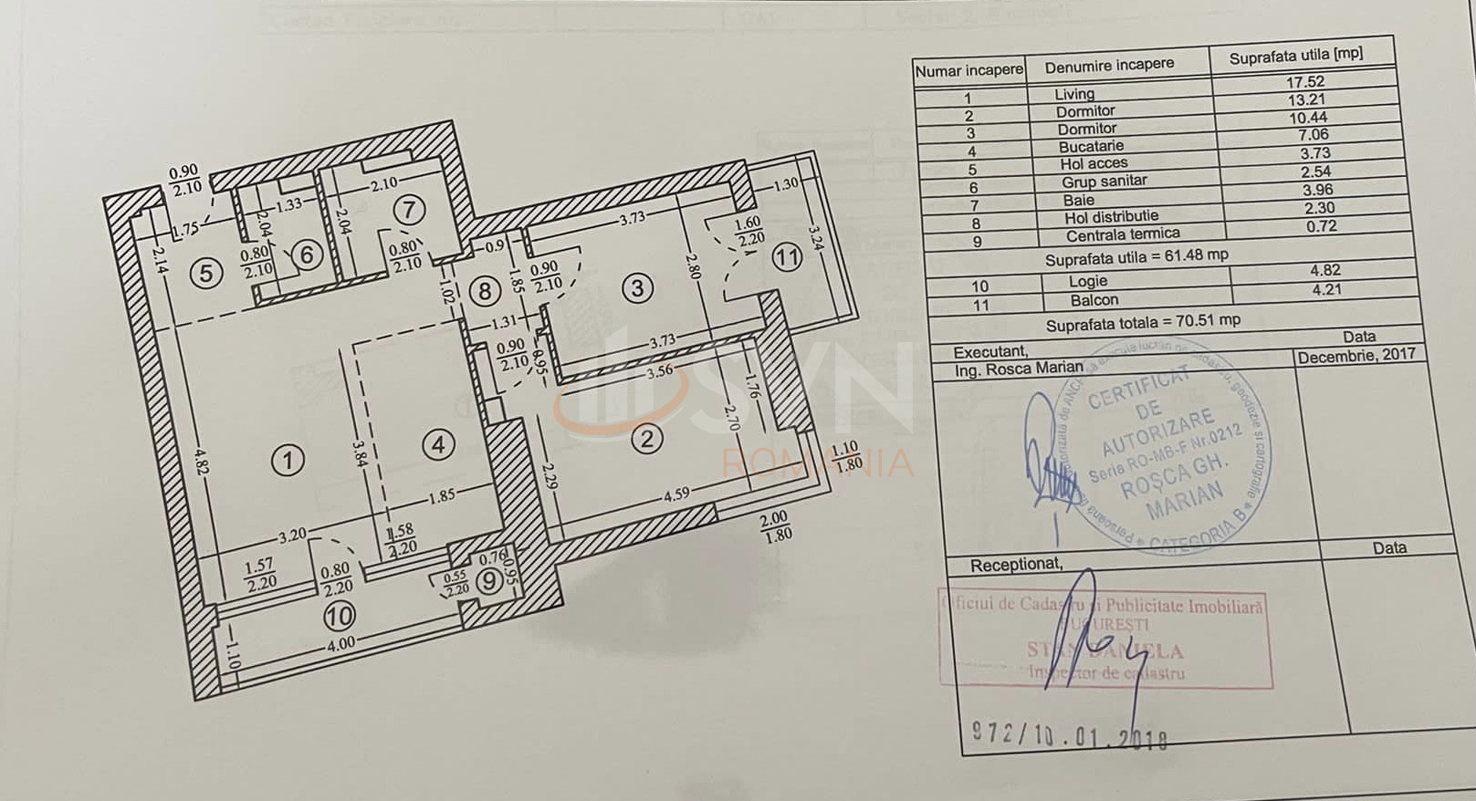 3 camere cu loc parcare subteran inclus Bucuresti/Pantelimon