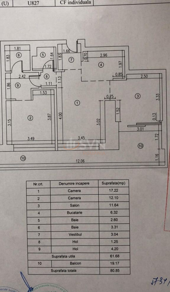3 camere cu loc parcare subteran inclus Bucuresti/Aviatiei