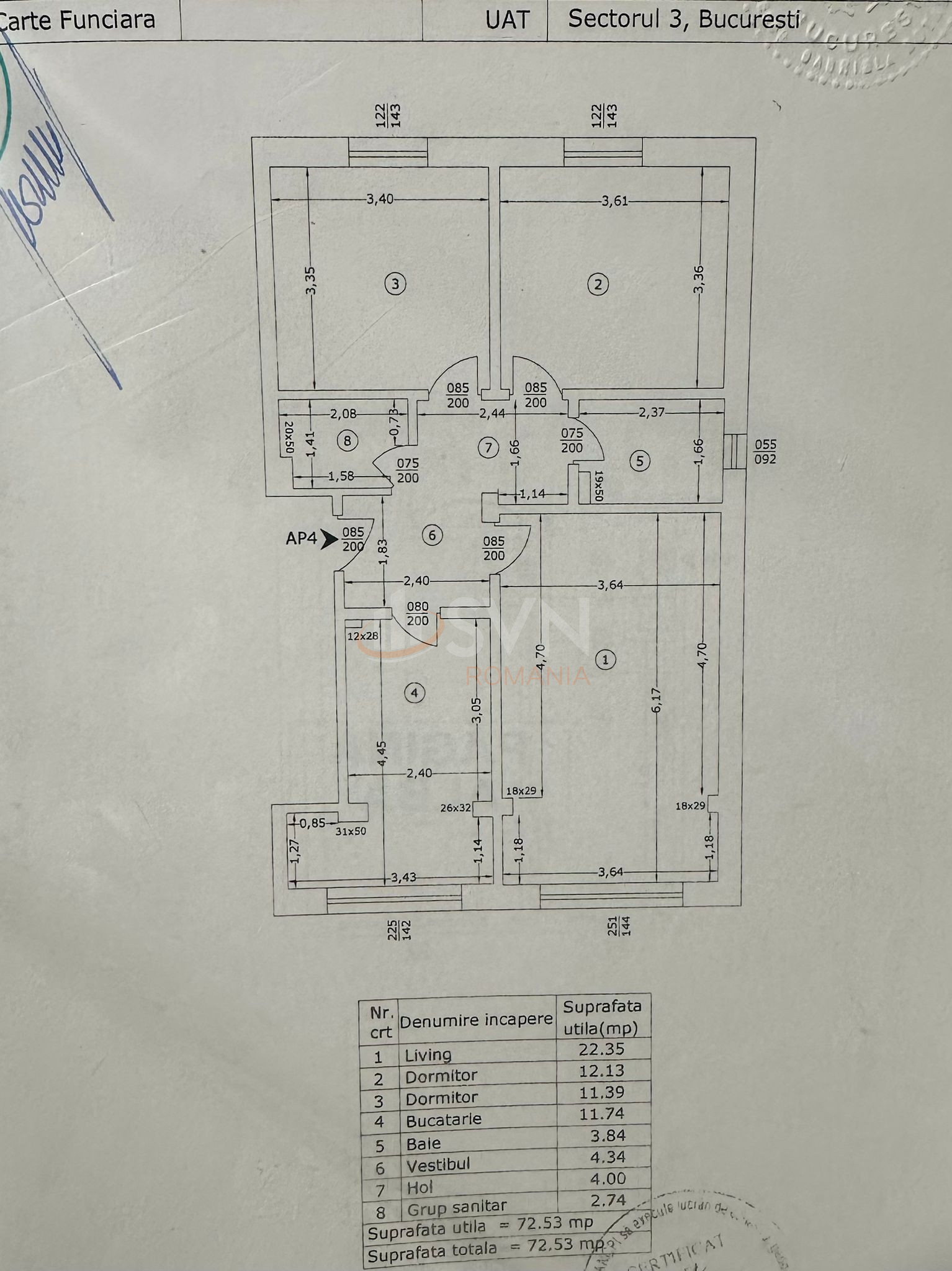 3 camere cu loc parcare subteran inclus Bucuresti/Salajan