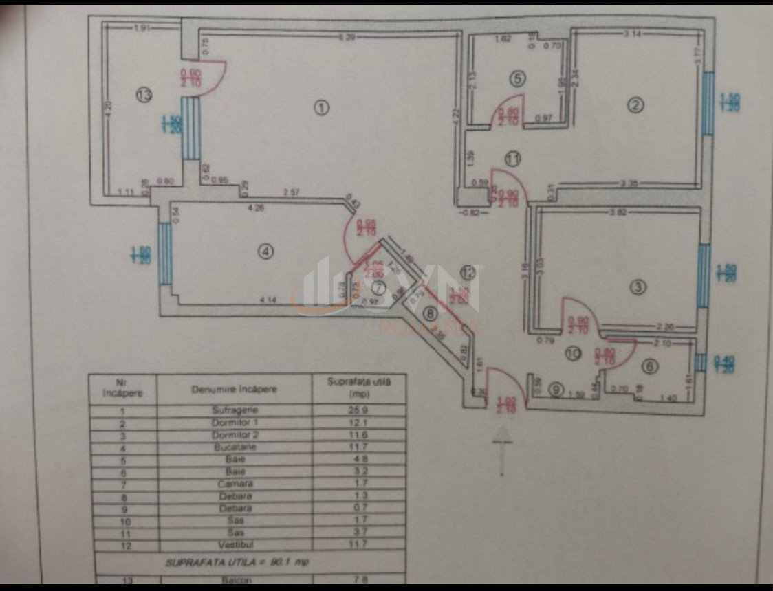 3 camere cu loc parcare subteran inclus Bucuresti/Vitan
