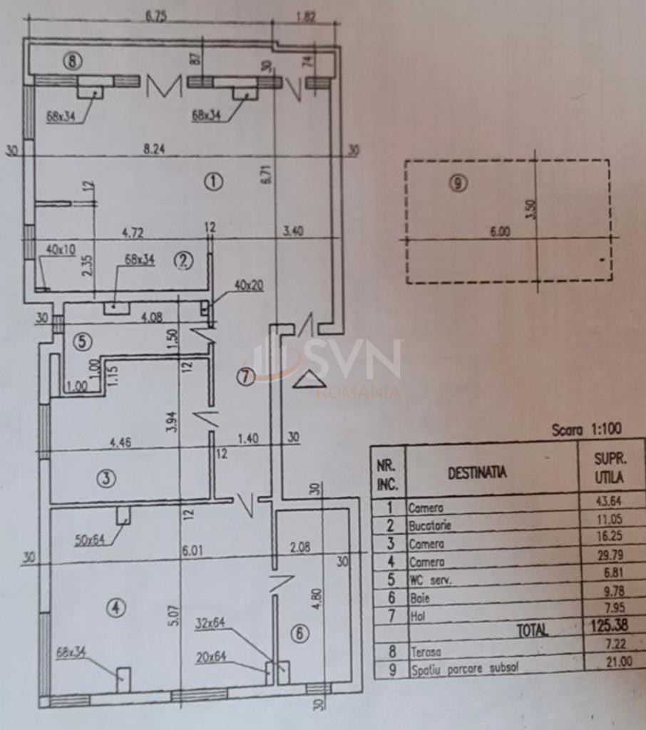 3 camere cu loc parcare subteran inclus Bucuresti/Primaverii