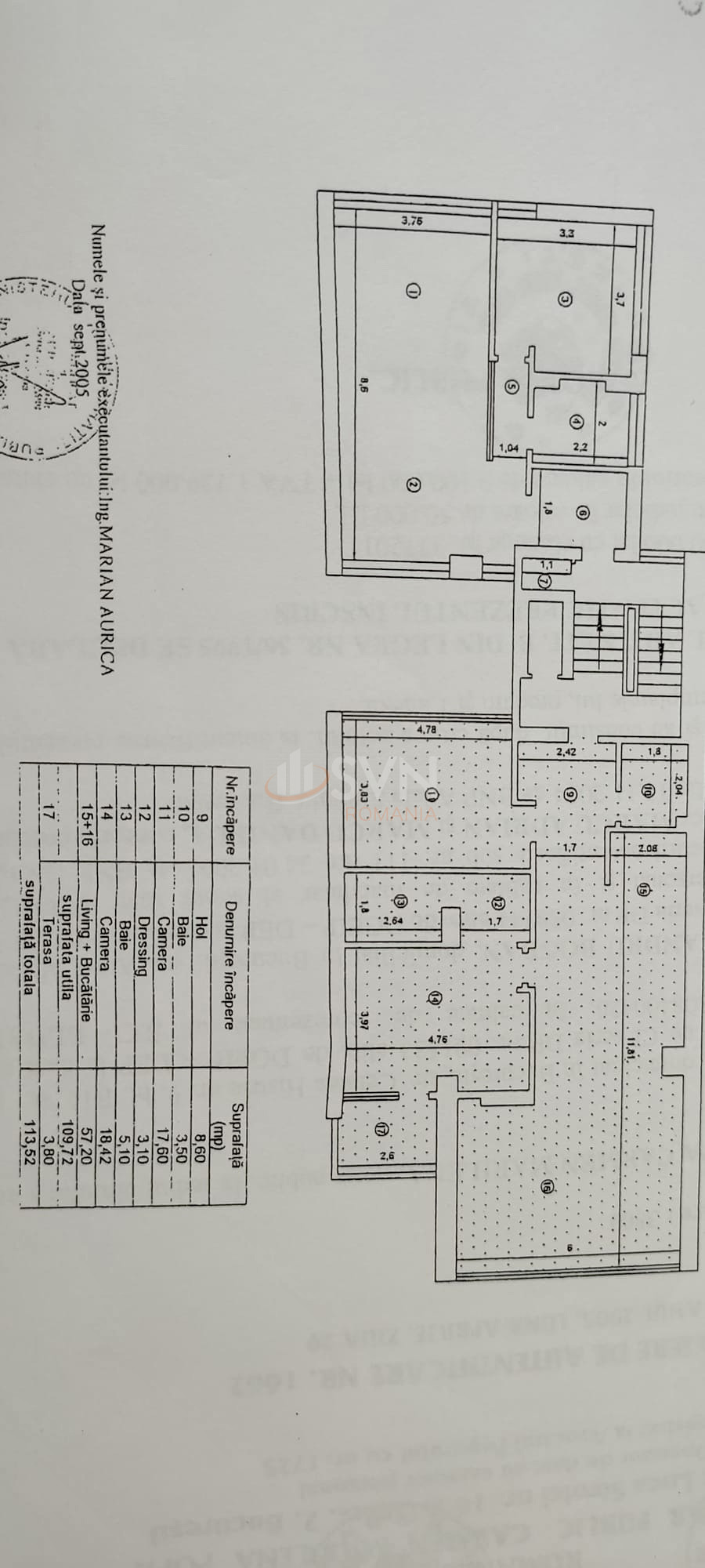 3 camere cu loc parcare subteran inclus Bucuresti/Floreasca