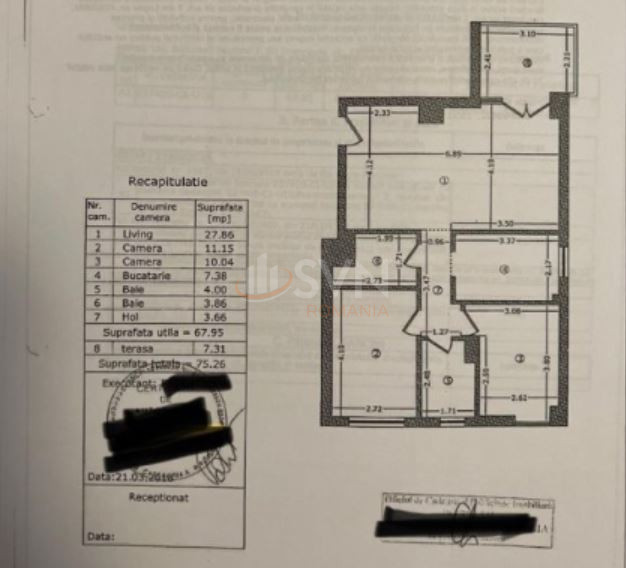 3 camere cu loc parcare subteran inclus Bucuresti/Floreasca