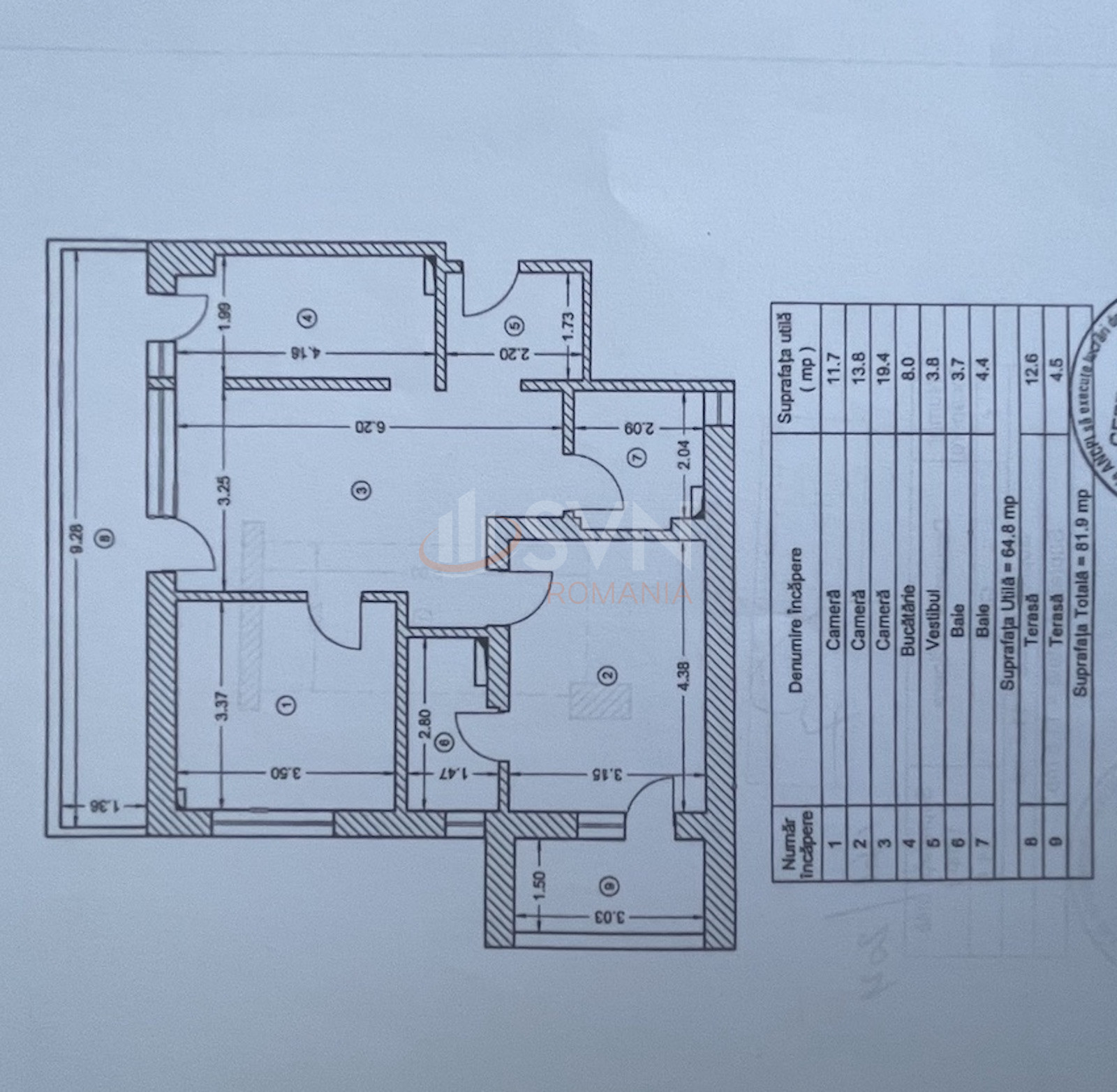 3 camere cu loc parcare subteran inclus Bucuresti/Sisesti