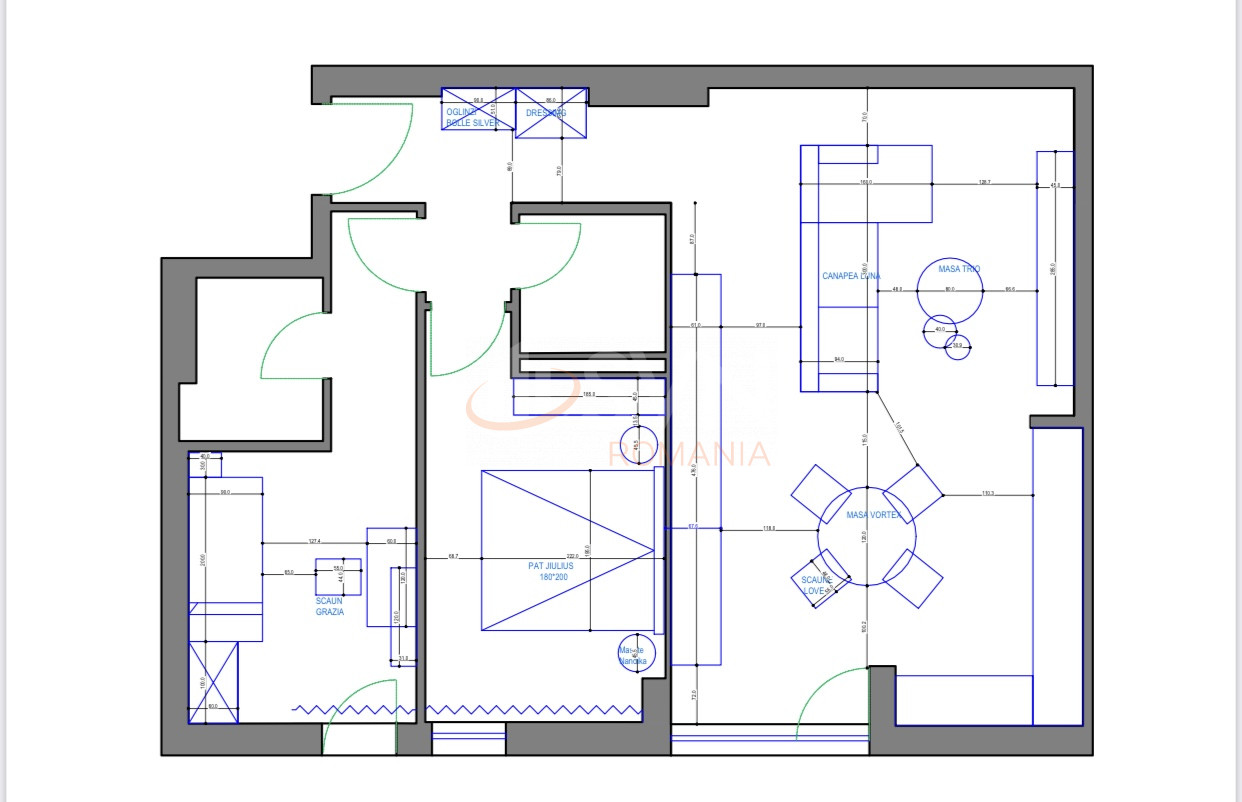 3 camere cu loc parcare subteran inclus Bucuresti/Pipera