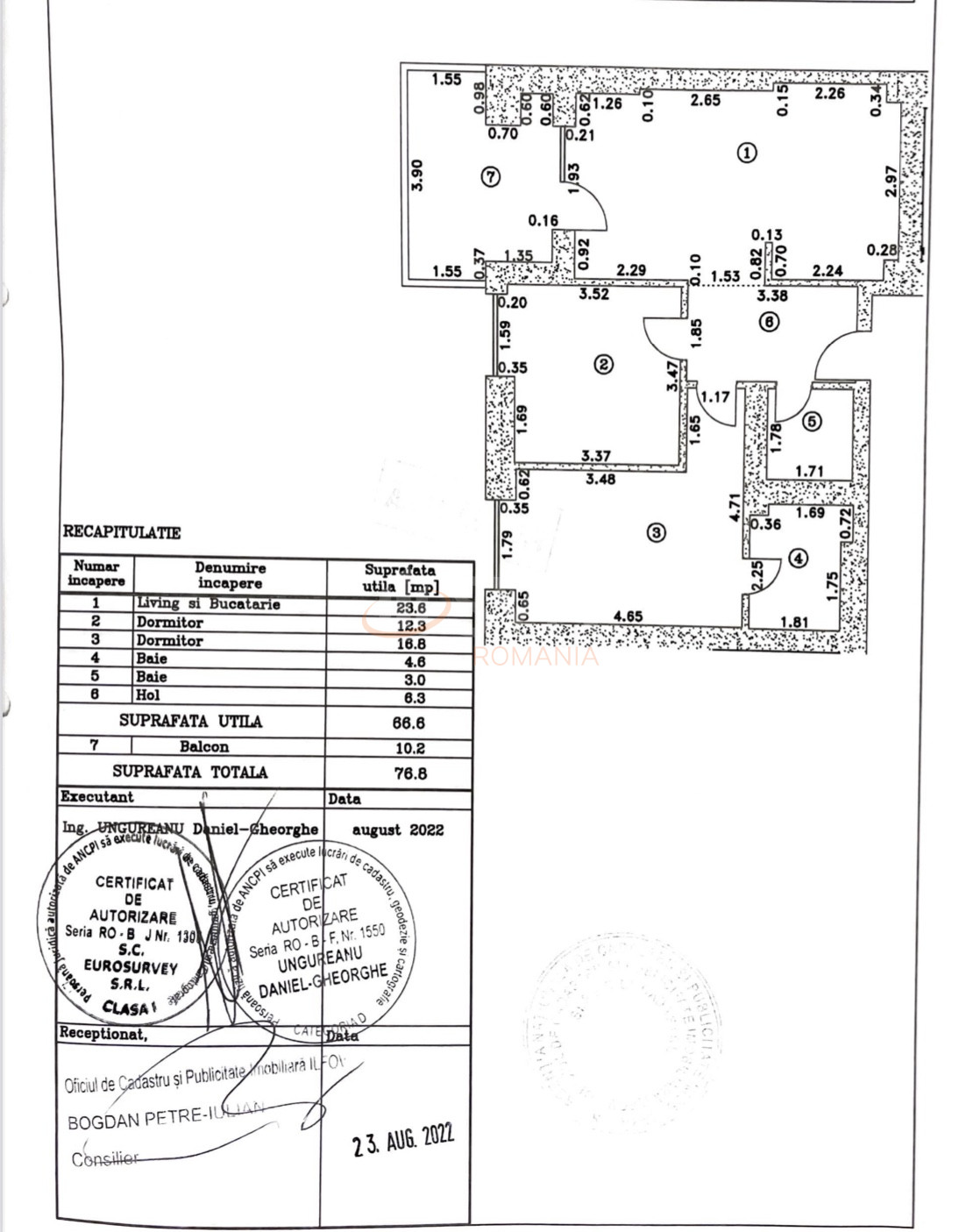 3 camere cu loc parcare subteran inclus Bucuresti/Pipera