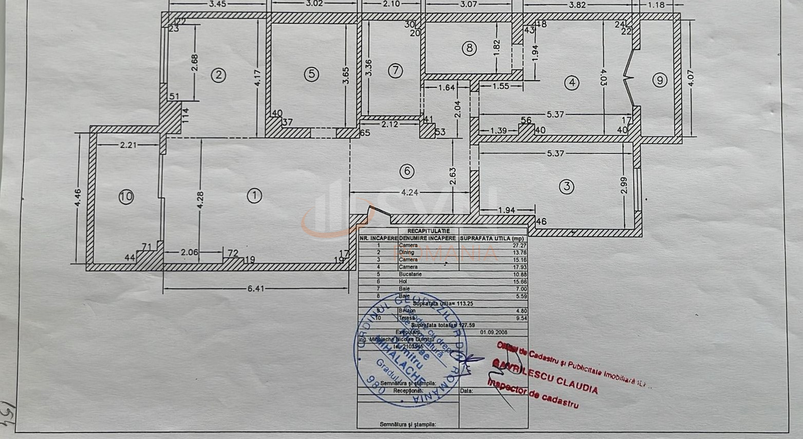 3 camere cu loc parcare subteran inclus Bucuresti/Pipera