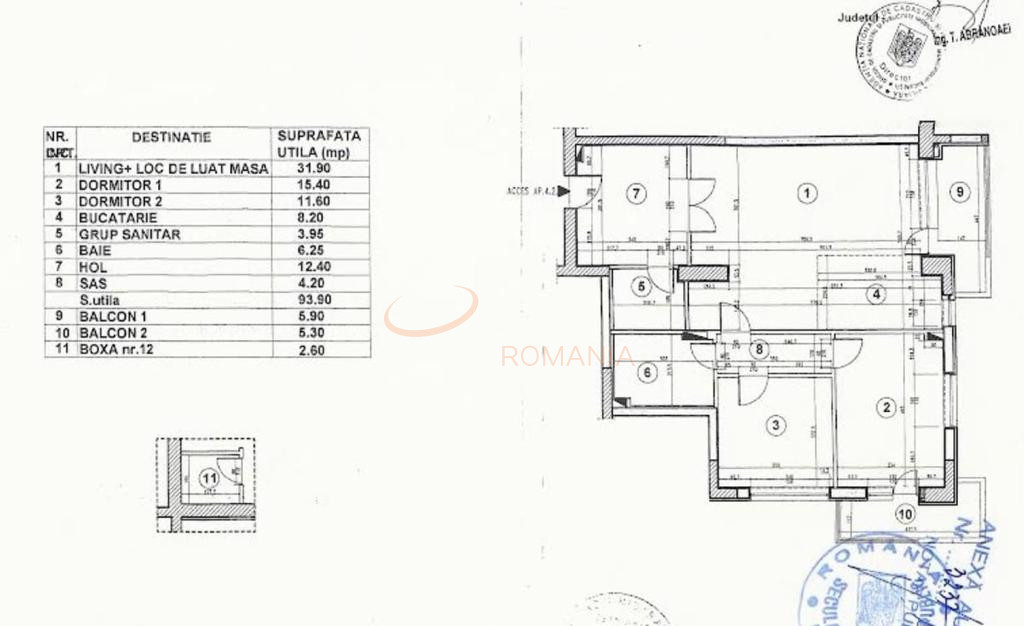 3 camere cu loc parcare subteran inclus Bucuresti/Herastrau