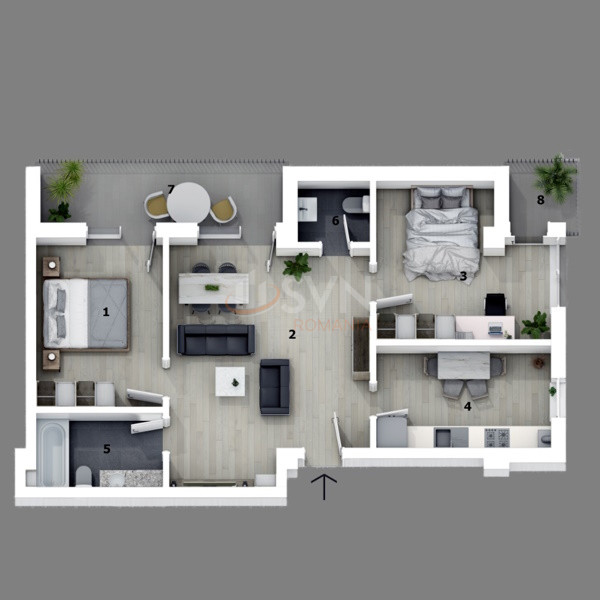 3 camere cu loc parcare subteran inclus Ilfov/Otopeni