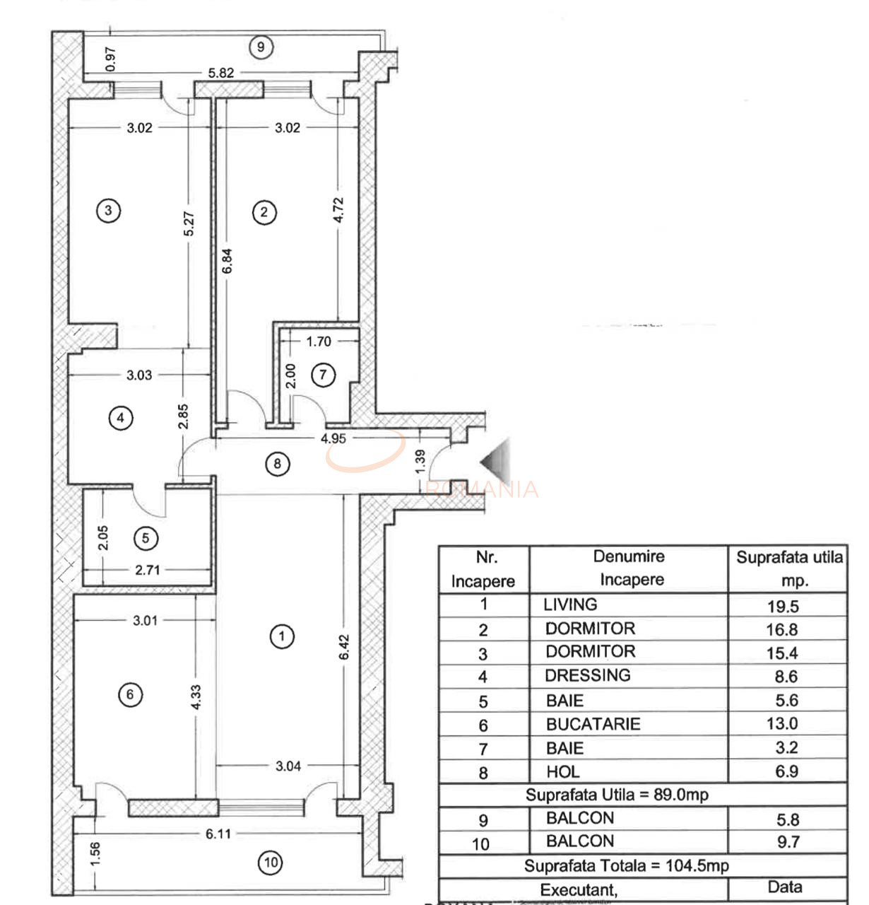 3 camere cu loc parcare subteran inclus Ilfov/Voluntari