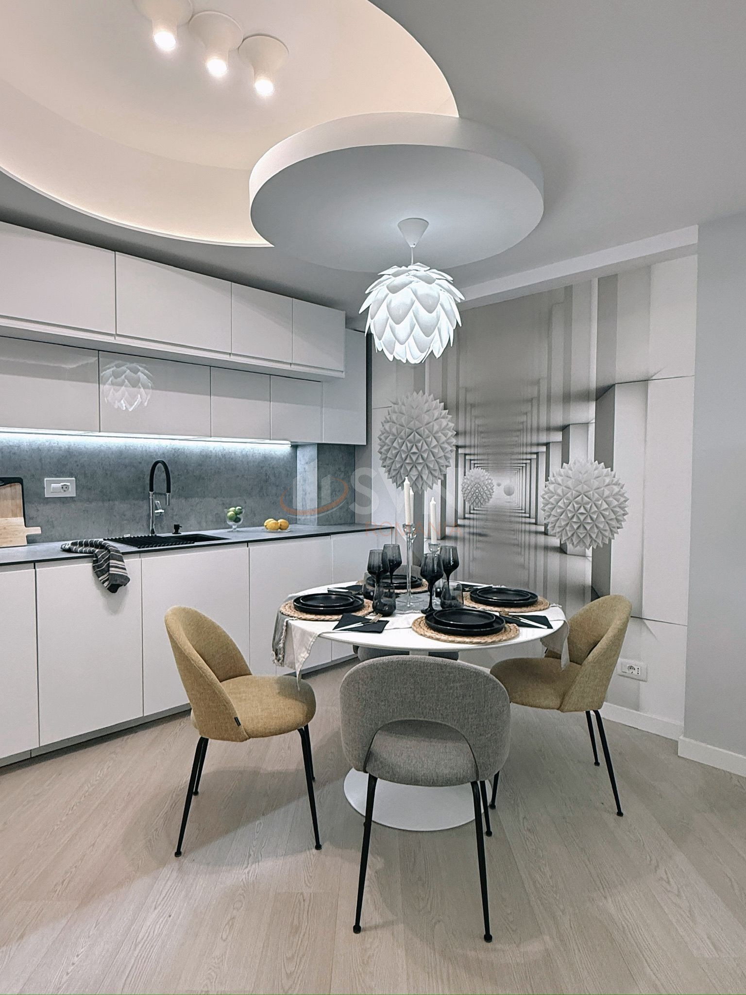 3 camere cu loc parcare subteran inclus Bucuresti/Pipera