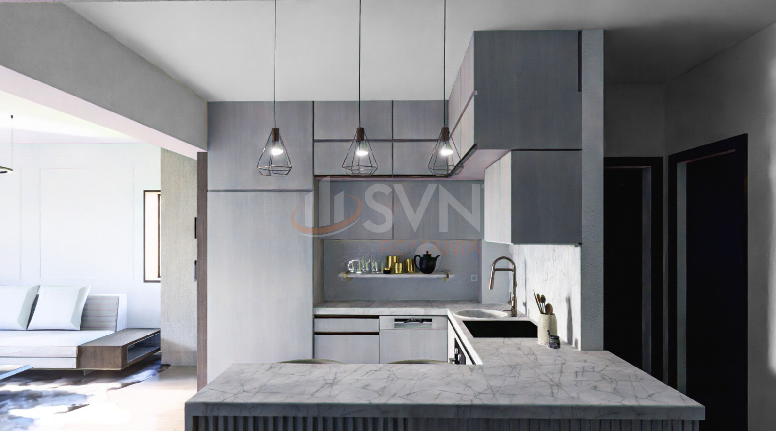 3 camere cu loc parcare subteran inclus Bucuresti/Serban Voda