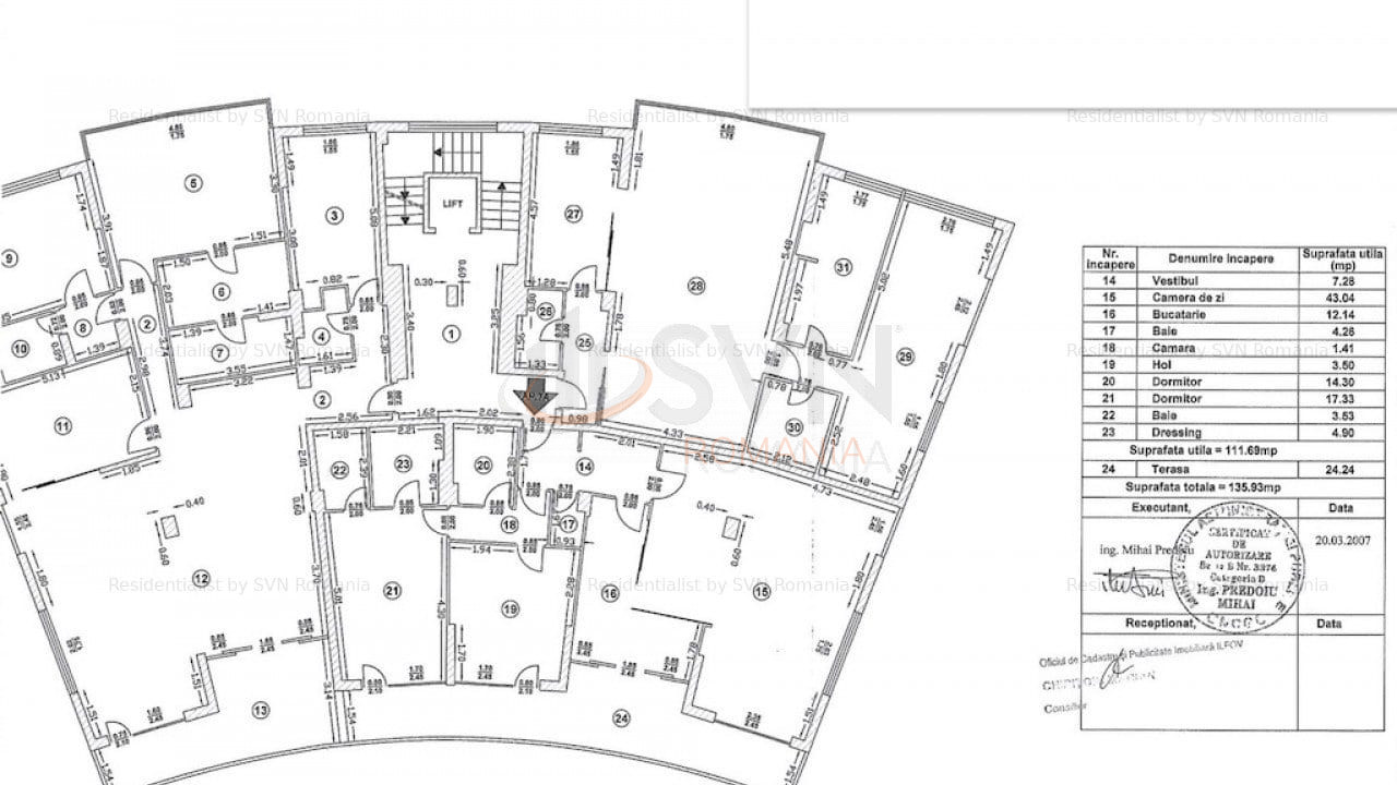 3 camere cu loc parcare subteran inclus Bucuresti/Pipera