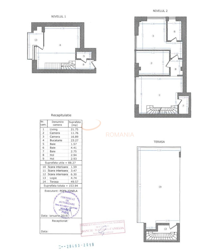 3 camere cu loc parcare subteran inclus Bucuresti/Aviatiei