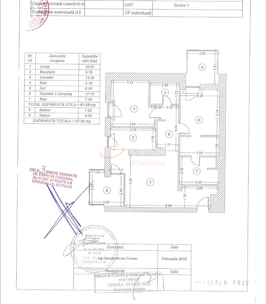3 camere cu loc parcare subteran inclus Bucuresti/Herastrau