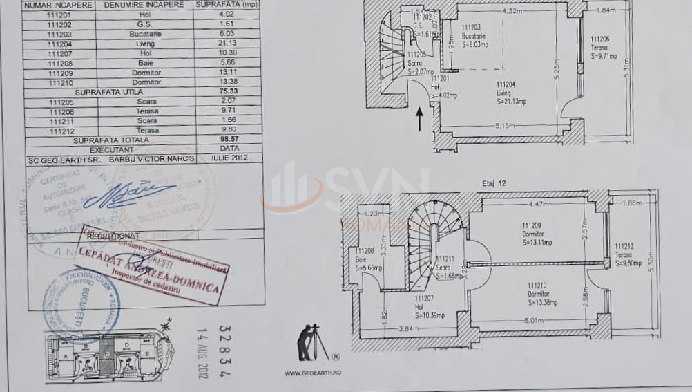 3 camere cu loc parcare subteran inclus Bucuresti/Baba Novac