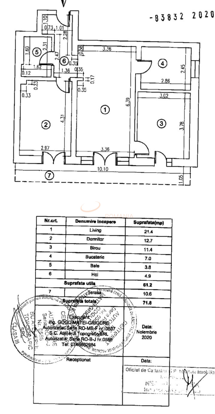 3 camere cu loc parcare subteran inclus Bucuresti/Marasesti