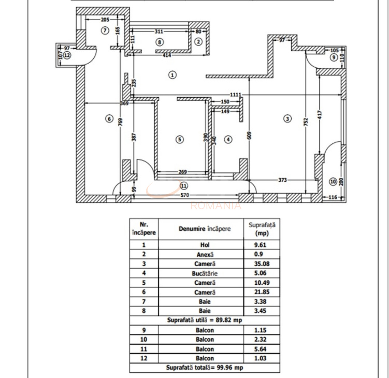 3 camere cu loc parcare subteran inclus Bucuresti/Vatra Luminoasa