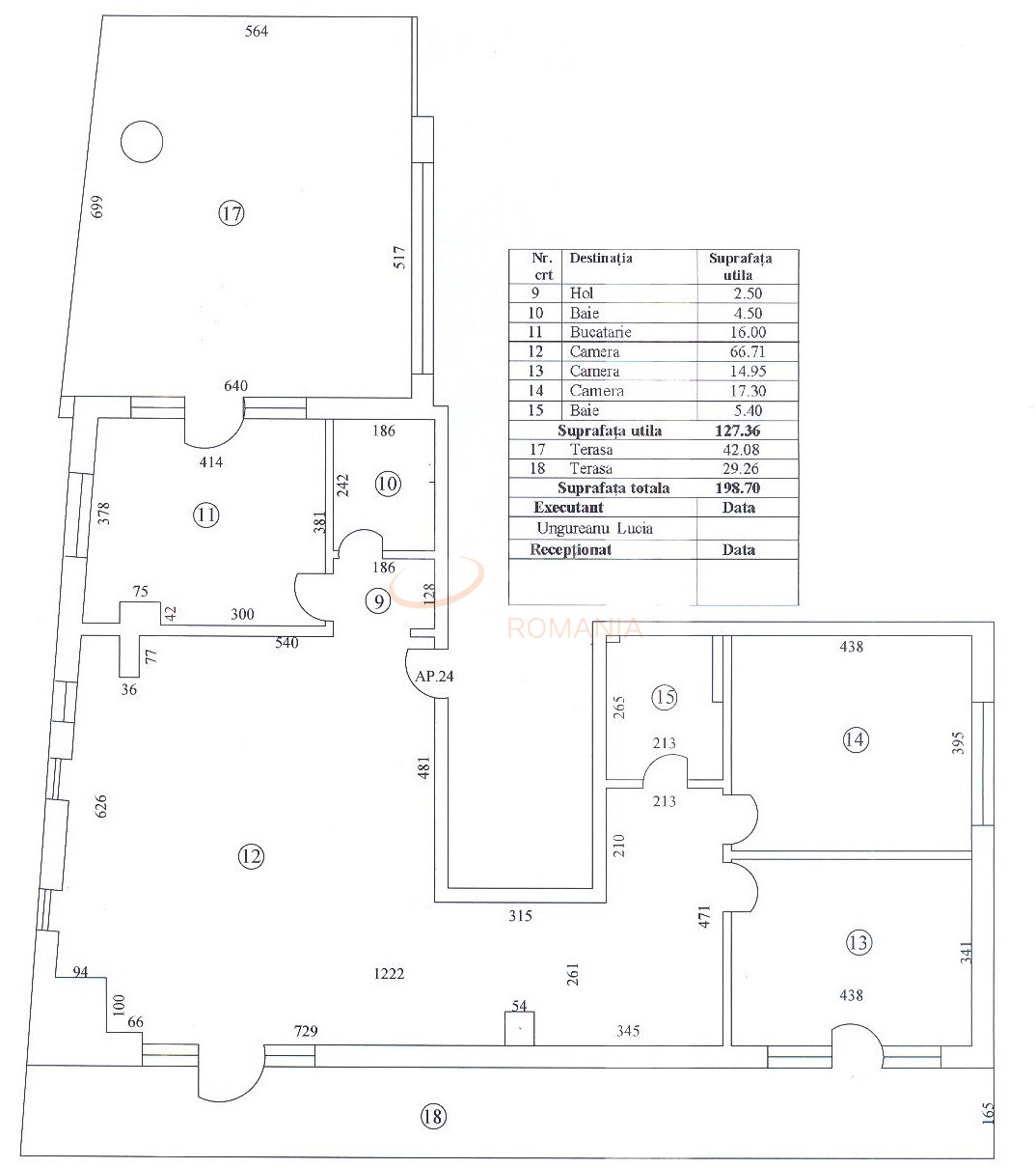3 camere cu loc parcare subteran inclus Bucuresti/Herastrau
