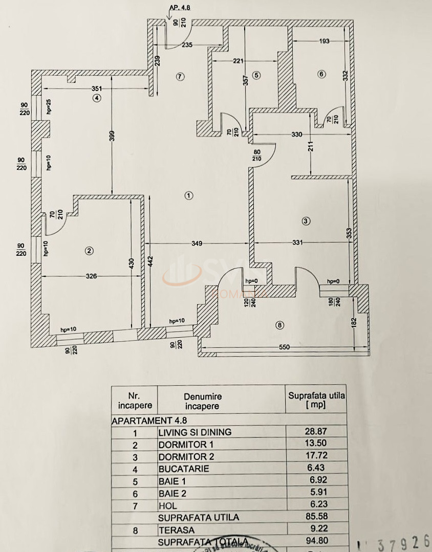 3 camere cu loc parcare subteran inclus Bucuresti/Piata Unirii (s5)