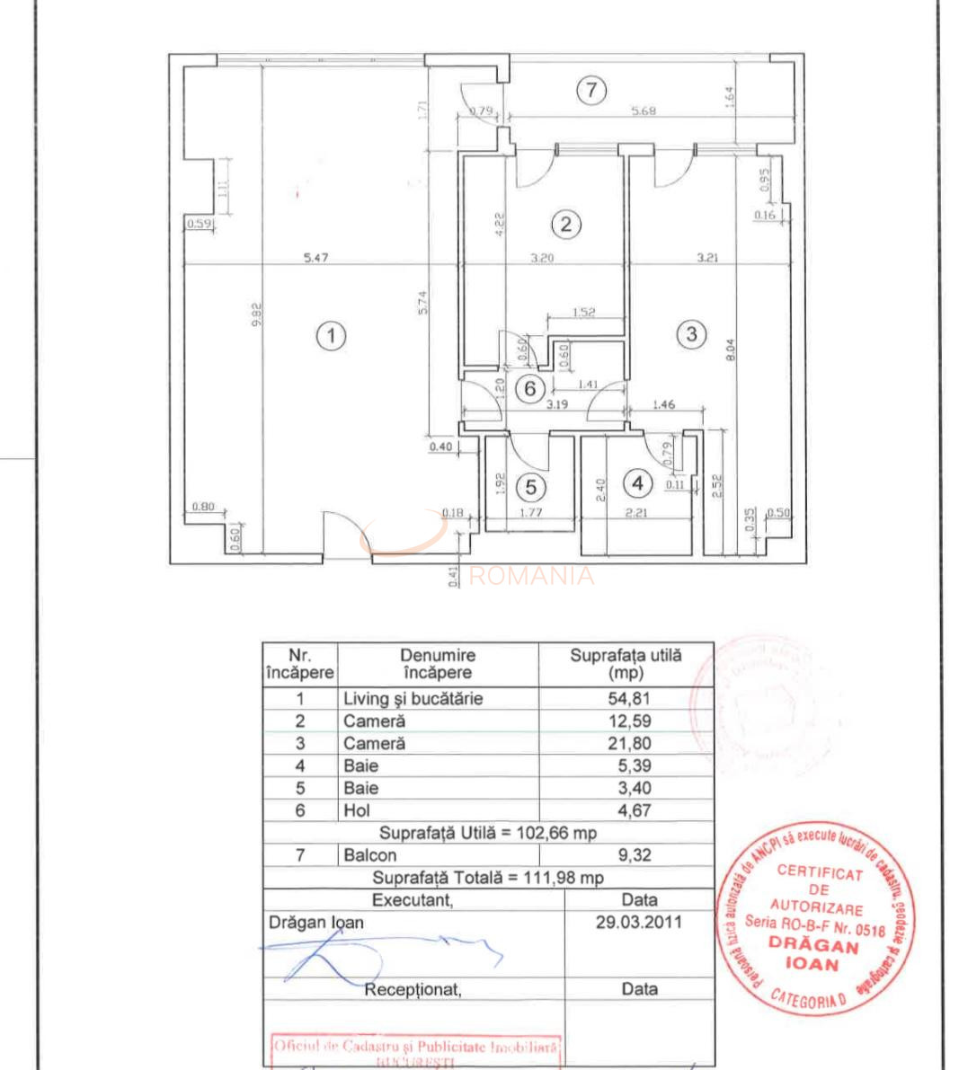 3 camere cu loc parcare subteran inclus Bucuresti/Herastrau