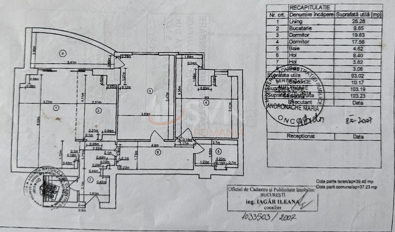 3 camere cu loc parcare subteran inclus Bucuresti/Stefan Cel Mare