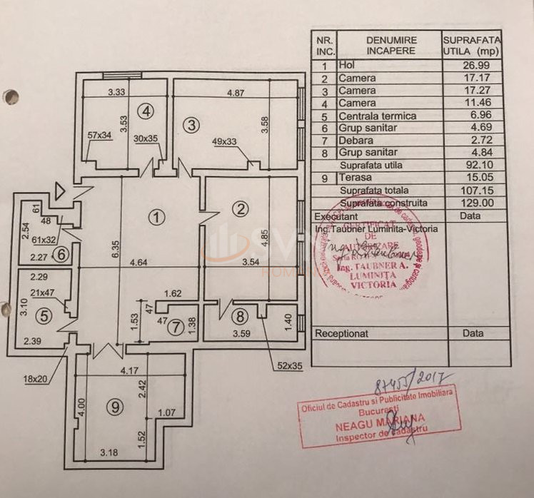 4 camere cu loc parcare exterior inclus Bucuresti/Bucurestii Noi