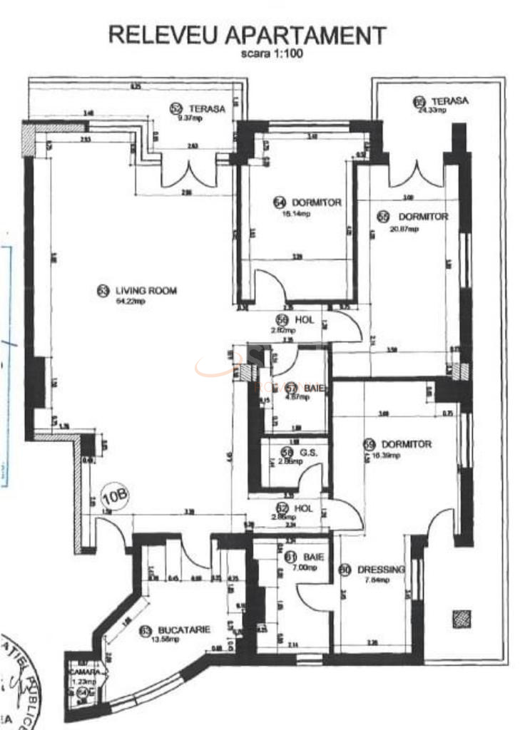 4 camere cu loc parcare exterior inclus Bucuresti/Herastrau