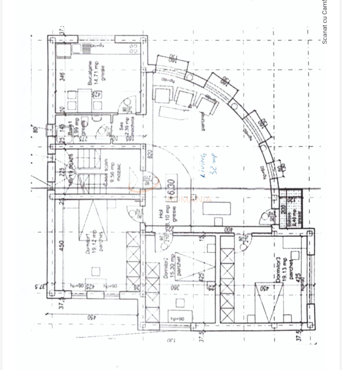 4 camere cu loc parcare exterior inclus Bucuresti/Pipera