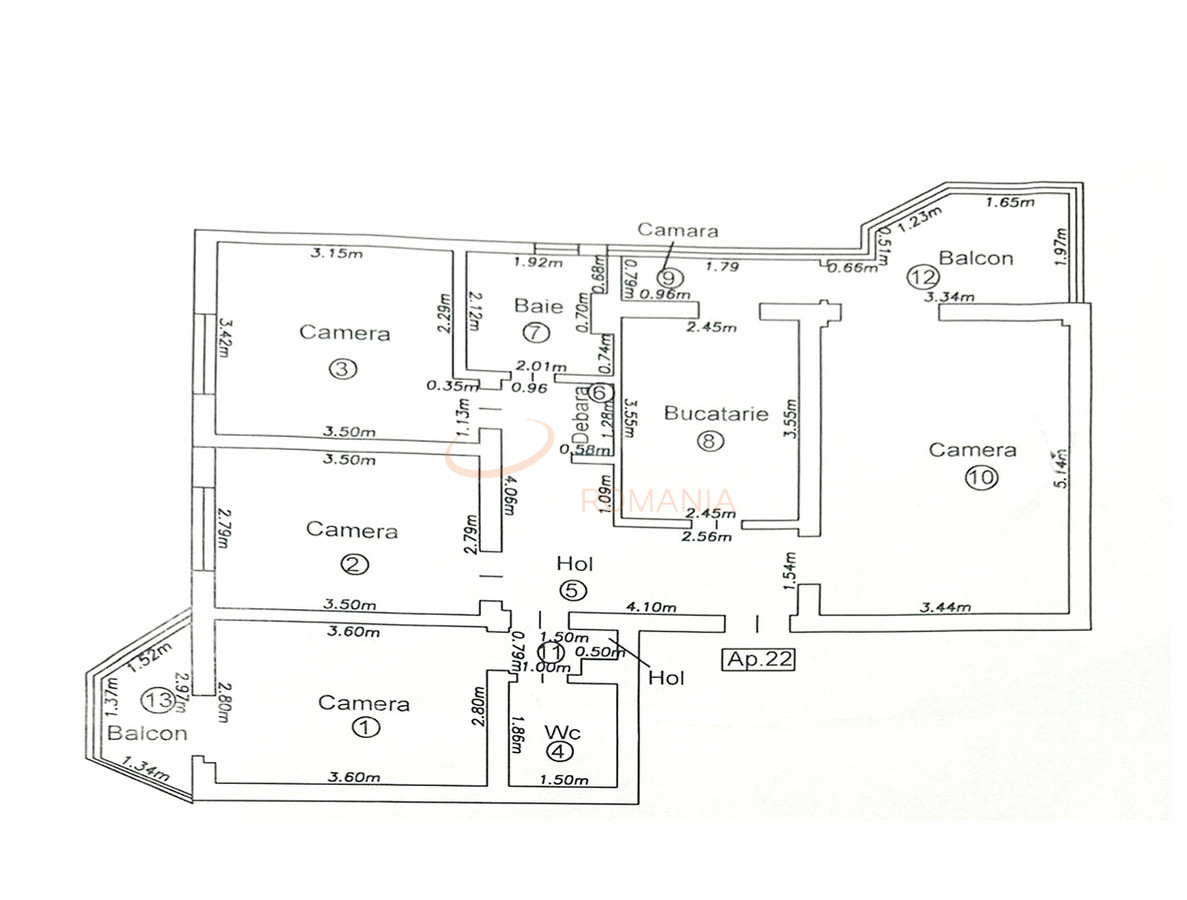 4 camere cu loc parcare exterior inclus Brasov/Craiter