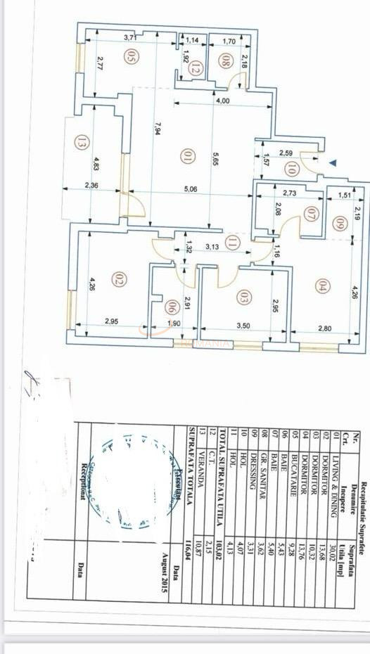 4 camere cu loc parcare exterior inclus Bucuresti/Baneasa