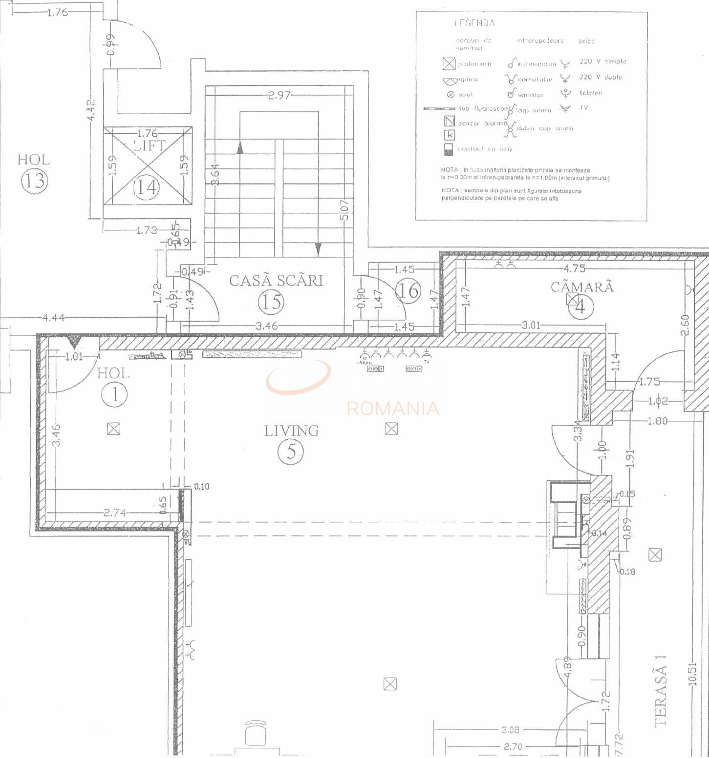 4 camere cu loc parcare subteran inclus Bucuresti/Herastrau
