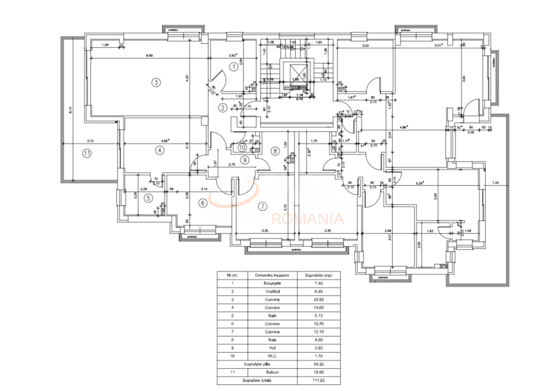 4 camere cu loc parcare subteran inclus Bucuresti/Herastrau