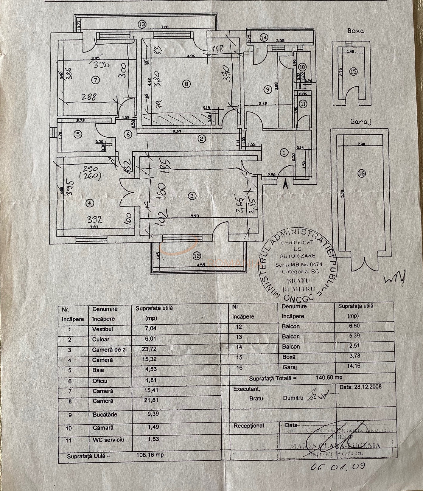 4 camere cu loc parcare subteran inclus Bucuresti/Cismigiu