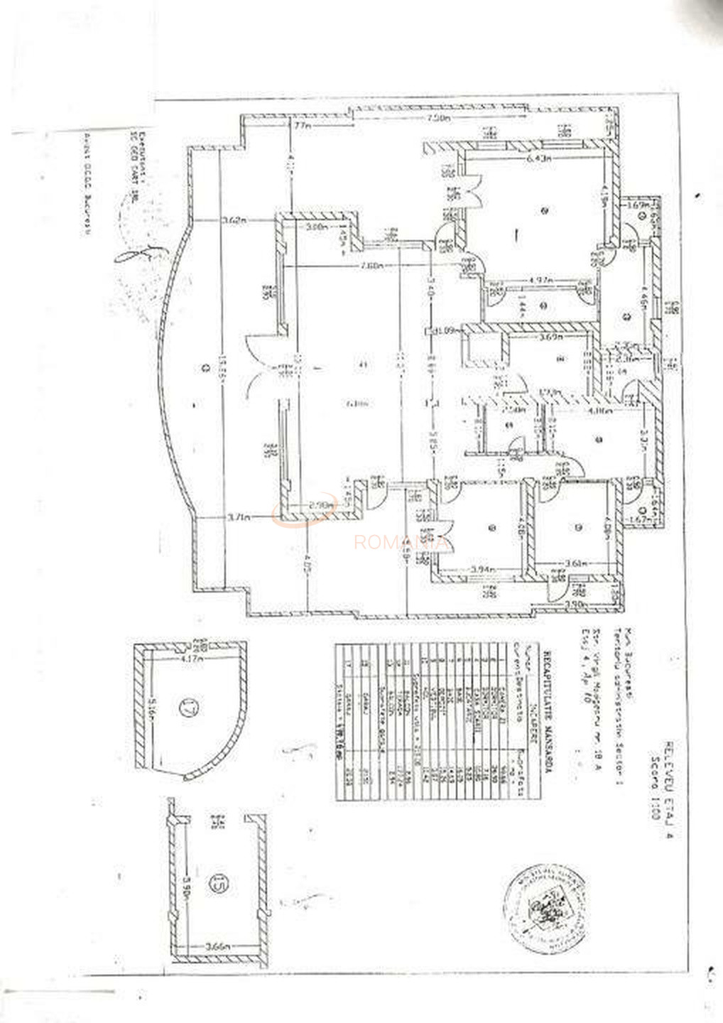 4 camere cu loc parcare subteran inclus Bucuresti/Herastrau