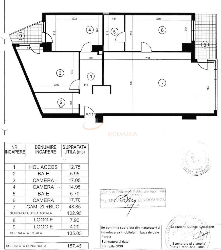 4 camere cu loc parcare subteran inclus Bucuresti/Nordului