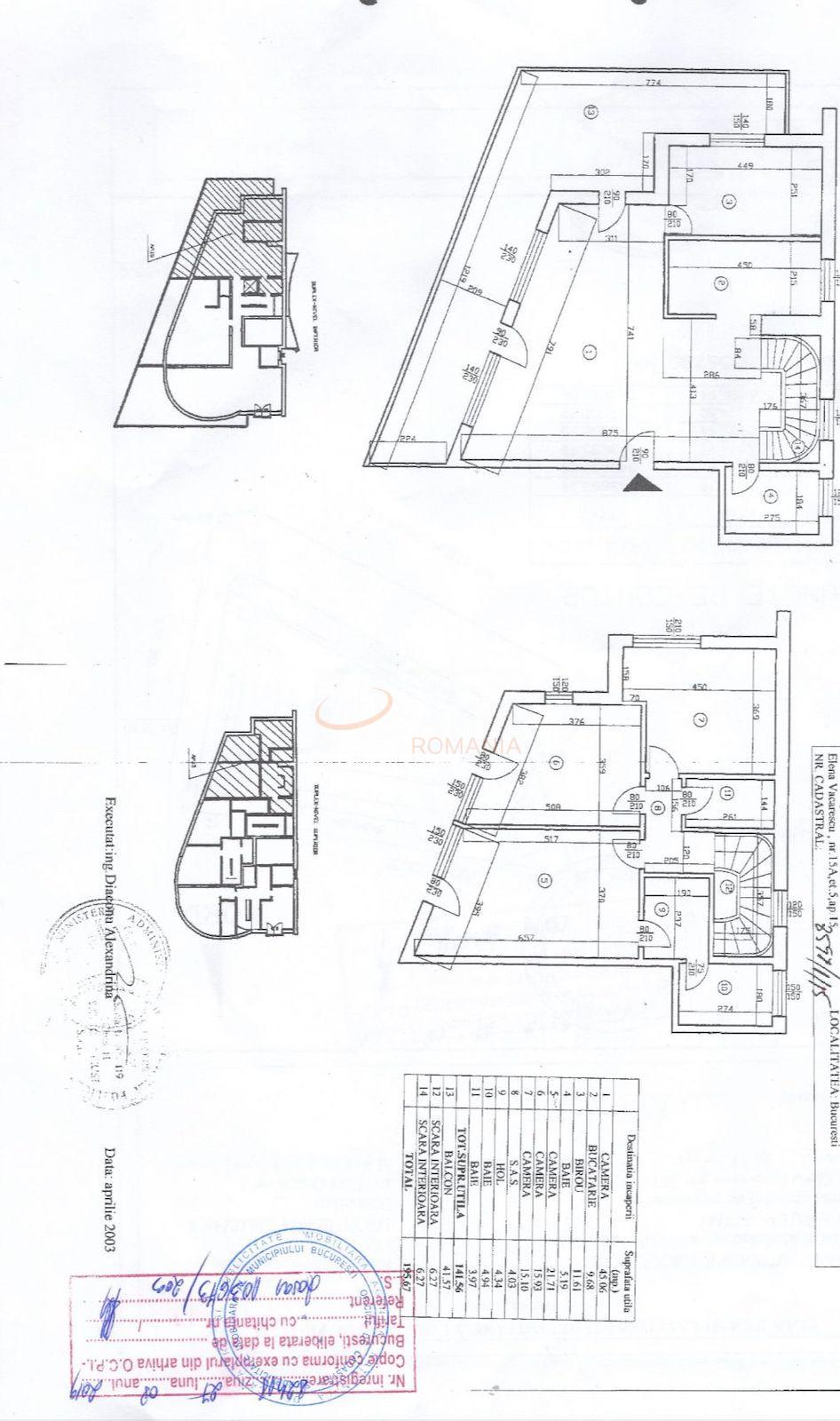 4 camere cu loc parcare subteran inclus Bucuresti/Nordului