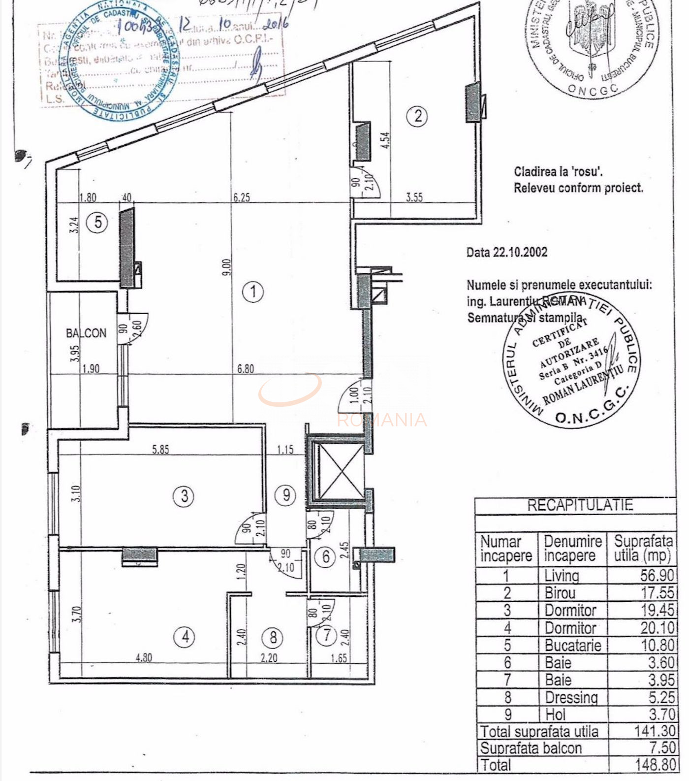 4 camere cu loc parcare subteran inclus Bucuresti/Soseaua Nordului