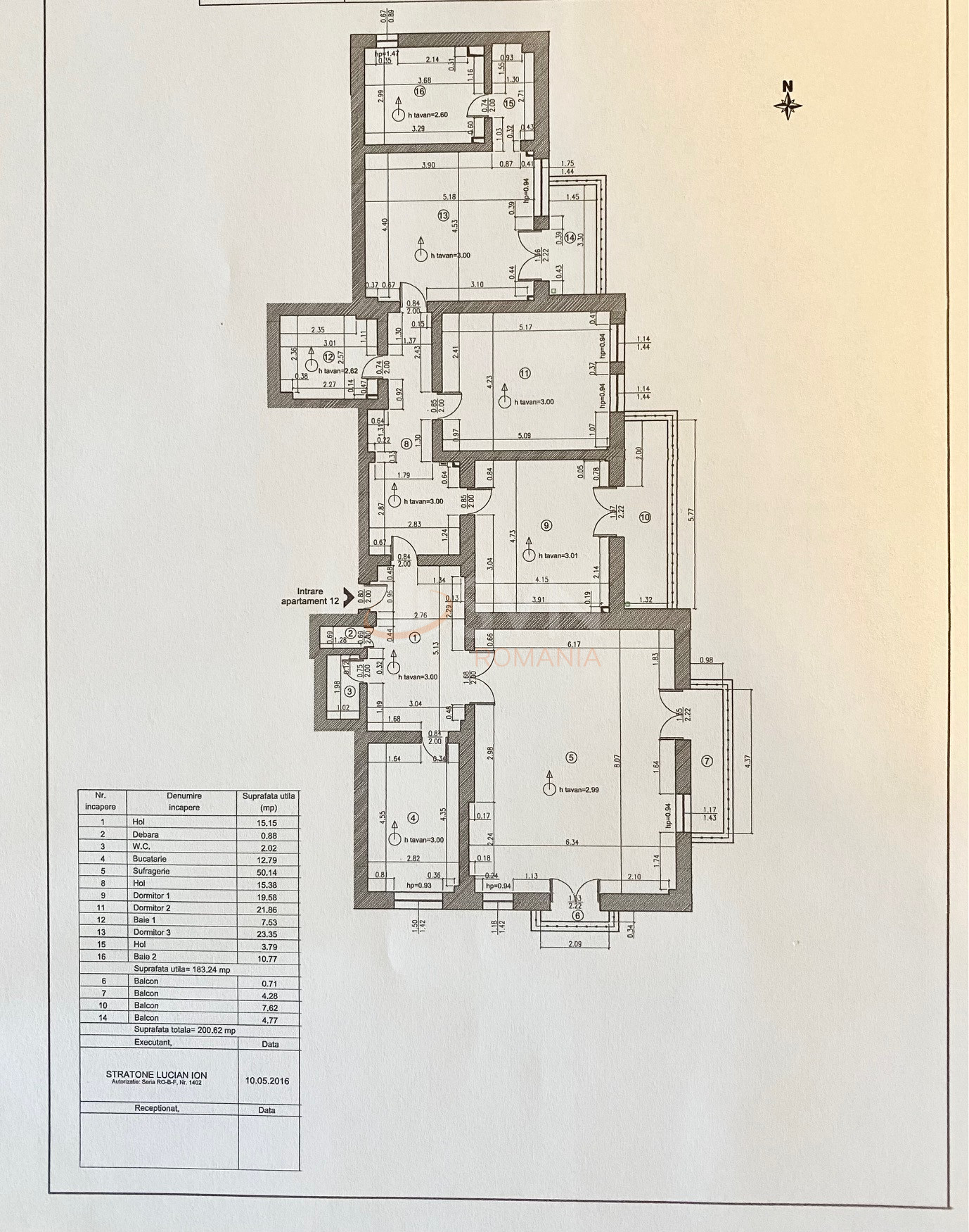 4 camere cu loc parcare subteran inclus Bucuresti/Herastrau