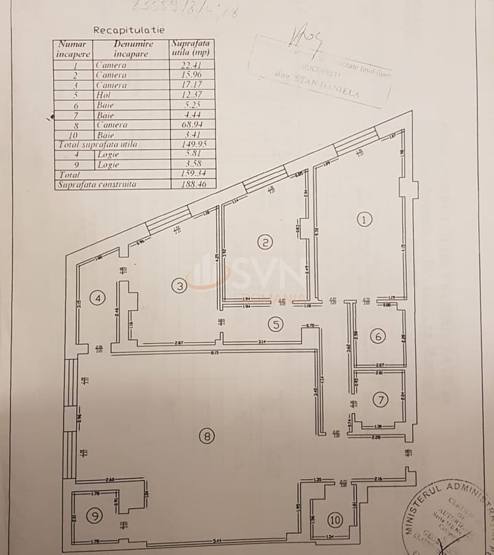4 camere cu loc parcare subteran inclus Bucuresti/Herastrau